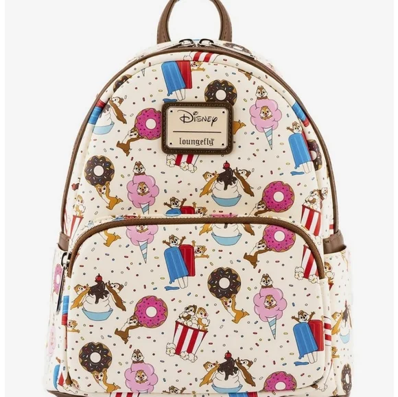Loungefly Disney Chip And Dale Sweet Treats Desserts Mini Backpack NEW Loungefly Disney Chip & Dale Desserts Mini Backpack | BoxLunch main image 4